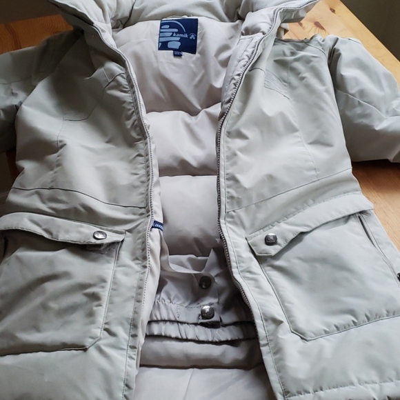 Women's snow winter jacket with faux fur hood - Picture 8 of 16